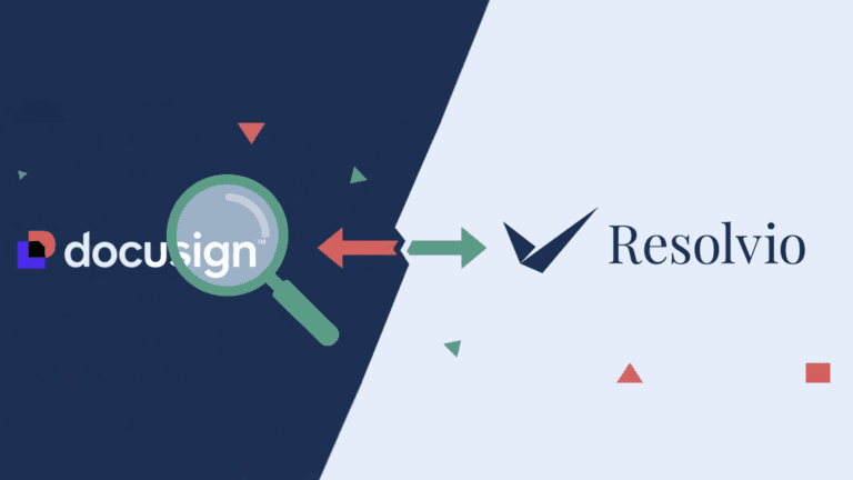 Grafik zu Docusign und Beschlussfassung vs Resolvio